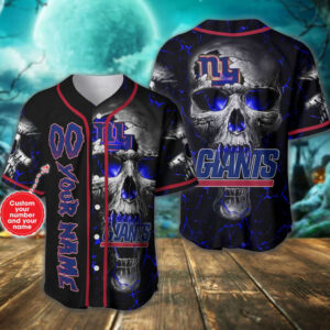 New York Giants Personalized Baseball Jersey