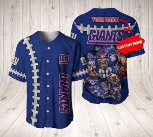 New York Giants Personalized Baseball Jersey