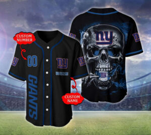 New York Giants Personalized Baseball Jersey