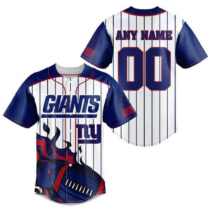 New York Giants Personalized Baseball Jersey