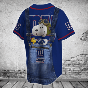 New York Giants Personalized Baseball Jersey