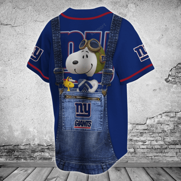 New York Giants Personalized Baseball Jersey