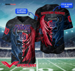 New York Giants Personalized Baseball Jersey