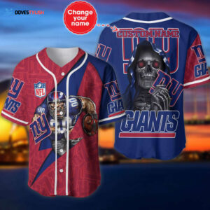 New York Giants Personalized Baseball Jersey Gift for Men Dad