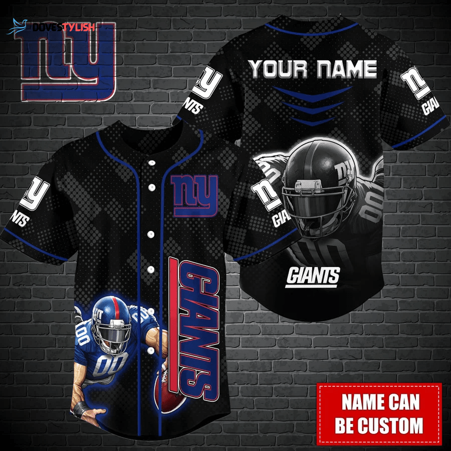 New York Giants Personalized Baseball Jersey New York Giants Personalized Baseball Jersey