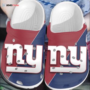 New York GiantsClogs Clog , New York Giants Clogs For Fan, Clogs 3D, NFL Clogs, NFL Clog, NFL Clogband, Nfl Unisex Clogs