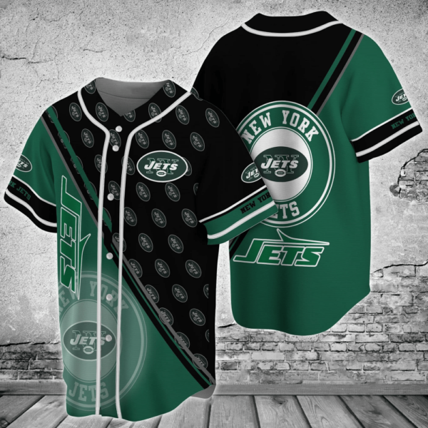 New York Jets NFL Baseball Jersey Shirt For Men Women
