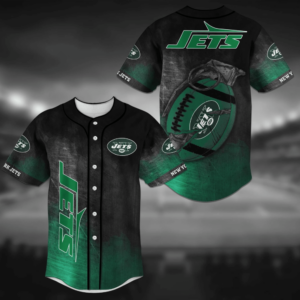 New York Jets NFL Baseball Jersey Shirt With Logo  For Men Women