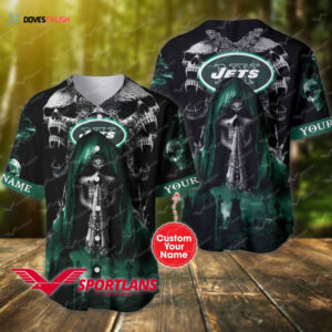 New York Jets Personalized Baseball Jersey