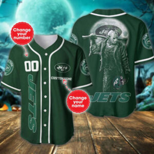New York Jets Personalized Baseball Jersey