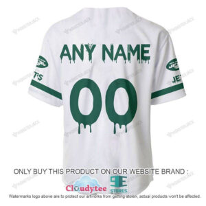 New York Jets Personalized Baseball Jersey