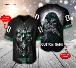 New York Jets Personalized Baseball Jersey