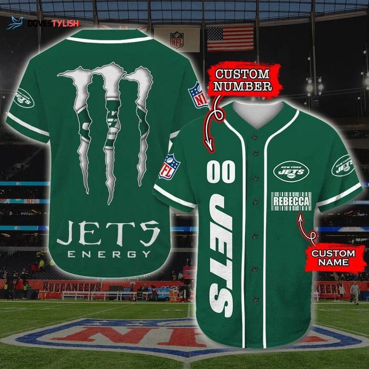 New York Jets Personalized Baseball Jersey New York Jets Personalized Baseball Jersey