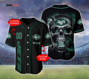 New York Jets Personalized Baseball Jersey