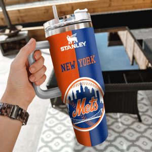 New York Mets Stanley Tumbler - Gift for Fan Men Women