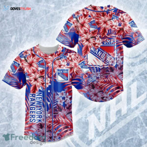 New York Rangers Baseball Jersey Custom For Fans