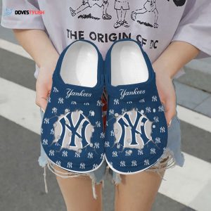 New York Yankees MLB Full logo Rubber Clogs Shoes Clogs Unisex Footwear