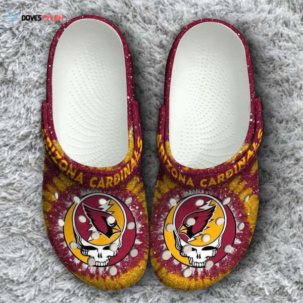 Nfl Arizona Cardinals Grateful Dead Classic Crocs Shoes Clogs Unisex Footwear