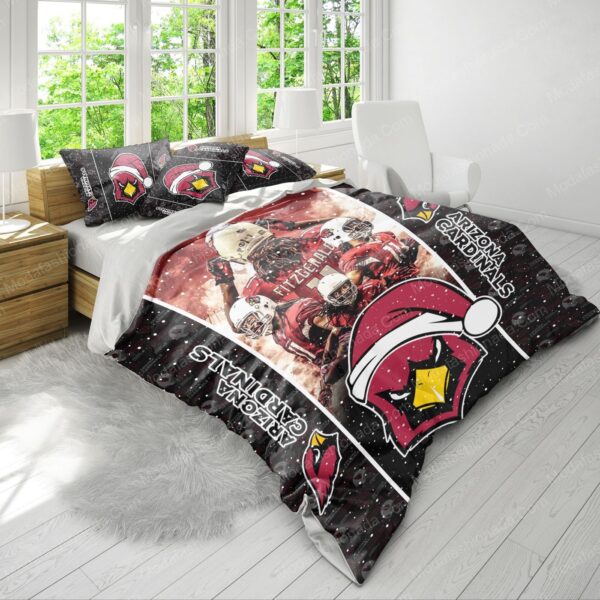 NFL Arizona Cardinals Logo Christmas Bedding Sets