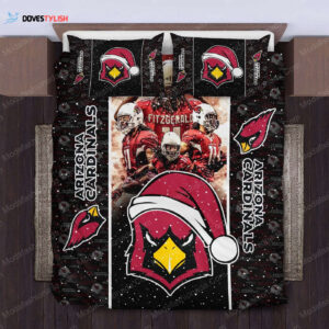 NFL Arizona Cardinals Logo Christmas Bedding Sets
