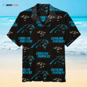 NFL Carolina Panthers logo Hawaiian shirt for man & women