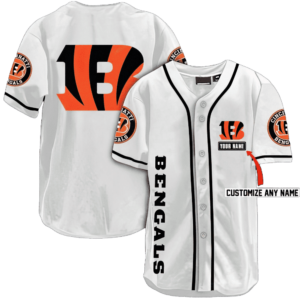 NFL Cincinnati Bengals Baseball Jersey Shirt  For Men Women