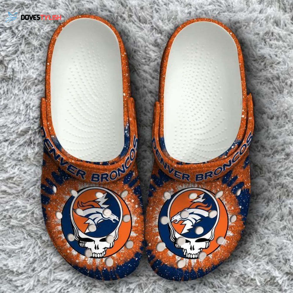 Denver Broncos Grateful Dead Crocband Clogs – Comfy & Stylish NFL Footwear Denver Broncos Grateful Dead Crocband Clogs – Comfy & Stylish NFL Footwear