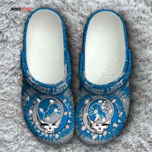 Nfl Detroit Lions Grateful Dead Classic Rubber Clogs Crocband Clogs Comfy Footwear TL