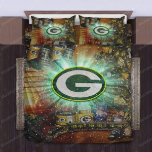 NFL Green Bay Packers Logo Christmas Bedding Sets