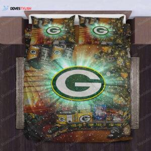 NFL Green Bay Packers Logo Christmas Bedding Sets