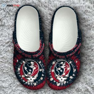 Nfl Houston Texans Grateful Dead Classic Rubber Clogs Clogband Clogs Comfy Footwear TL9
