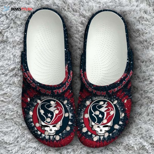 Nfl Houston Texans Grateful Dead Classic Rubber Clogs Clogband Clogs Comfy Footwear TL9