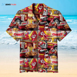 NFL Kansas City Chiefs Casual Hawaiian Shirt