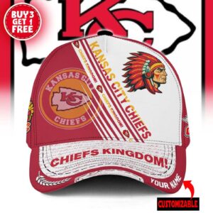NFL Kansas City Chiefs Custom Name Classic Cap