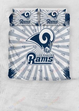 Nfl Los Angeles Rams Bedding Set Duvet Cover Set Bedroom