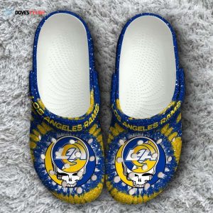 Nfl Los Angeles Rams Grateful Dead Classic Rubber Clogs Crocband Clogs Comfy Footwear T