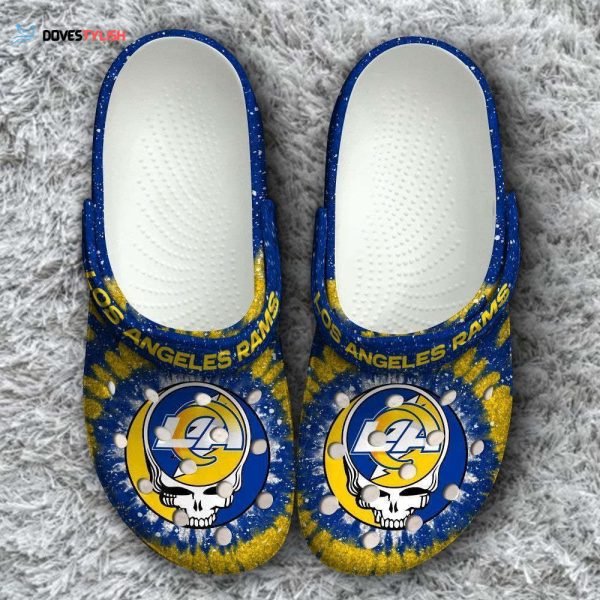 Nfl Los Angeles Rams Grateful Dead Classic Rubber Clogs Crocband Clogs Comfy Footwear T