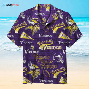 NFL Minnesota Vikings Hawaiian shirt sleeve shirt
