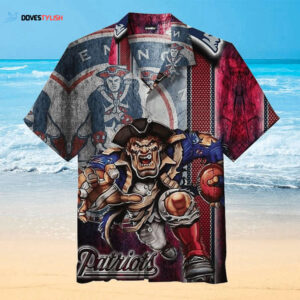 NFL New England Patriots Hawaiian Shirt - Trending Men & Women s Aloha Rugby Shirt
