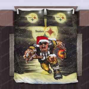 NFL Pittsburgh Steelers Logo Christmas Bedding Sets