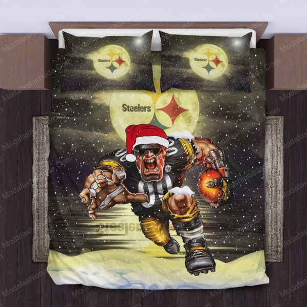 NFL Pittsburgh Steelers Logo Christmas Bedding Sets