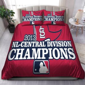 Nl Central Division Champions St Louis Cardinals Mlb Bedding Set