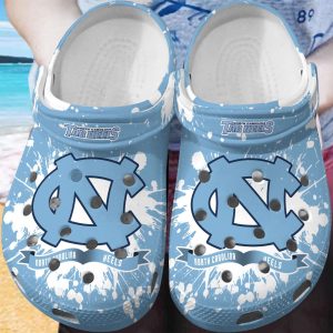 North Carolina Tar Heels Clog Shoes, Water Shoes - Gift for Men Women Fans - Gift for Men Women Fans