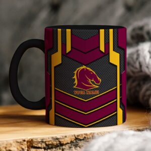 NRL Brisbane Broncos Personalized Ceramic Mug All Teams