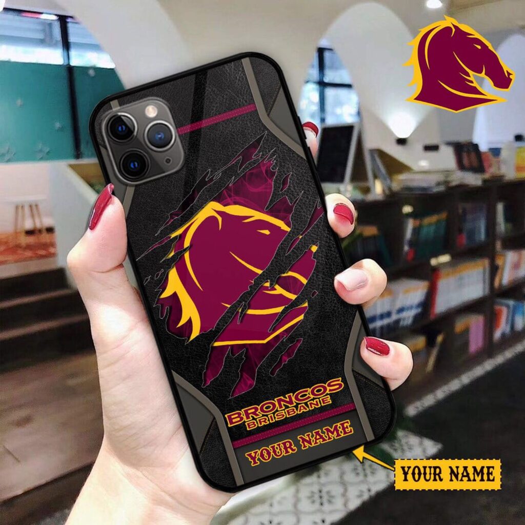 NRL Brisbane Broncos Personalized Phone Case Gift For Fan 2025s