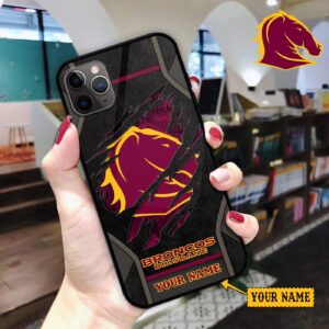NRL Brisbane Broncos Personalized Phone Case Gift For Fan 2025s