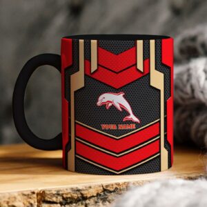 NRL Dolphins Personalized Ceramic Mug All Teams