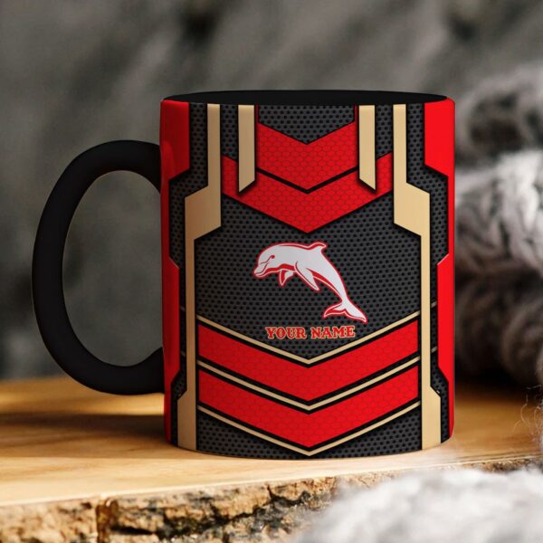 NRL Dolphins Personalized Ceramic Mug All Teams
