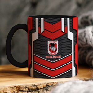 NRL Dragons Personalized Ceramic Mug All Teams