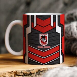NRL Dragons Personalized Ceramic Mug All Teams